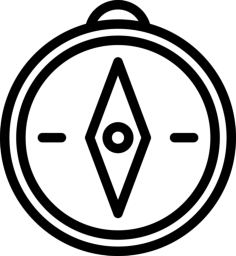 Orientation Compass Outline Drawing Svg Vector, Free Vectors File